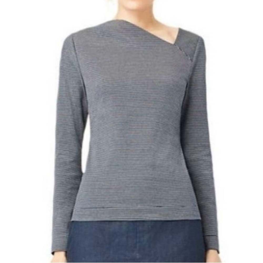 Kate Spade Saturday Asymmetrical Neck Top
